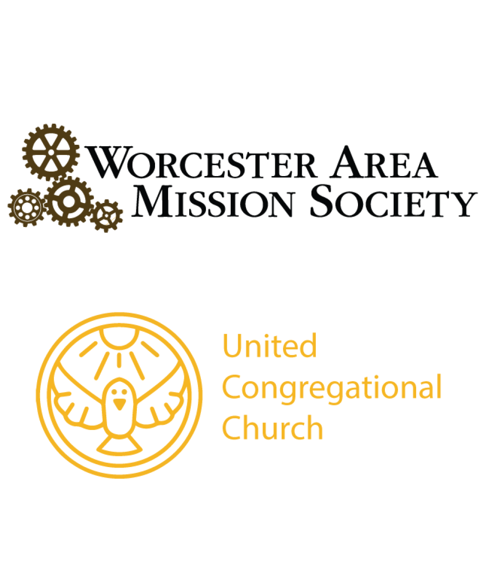Worcester Area Mission Society and United Congregational Church Logos