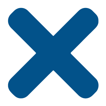 x shaped icon