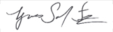 Greenfield Community College president's signature