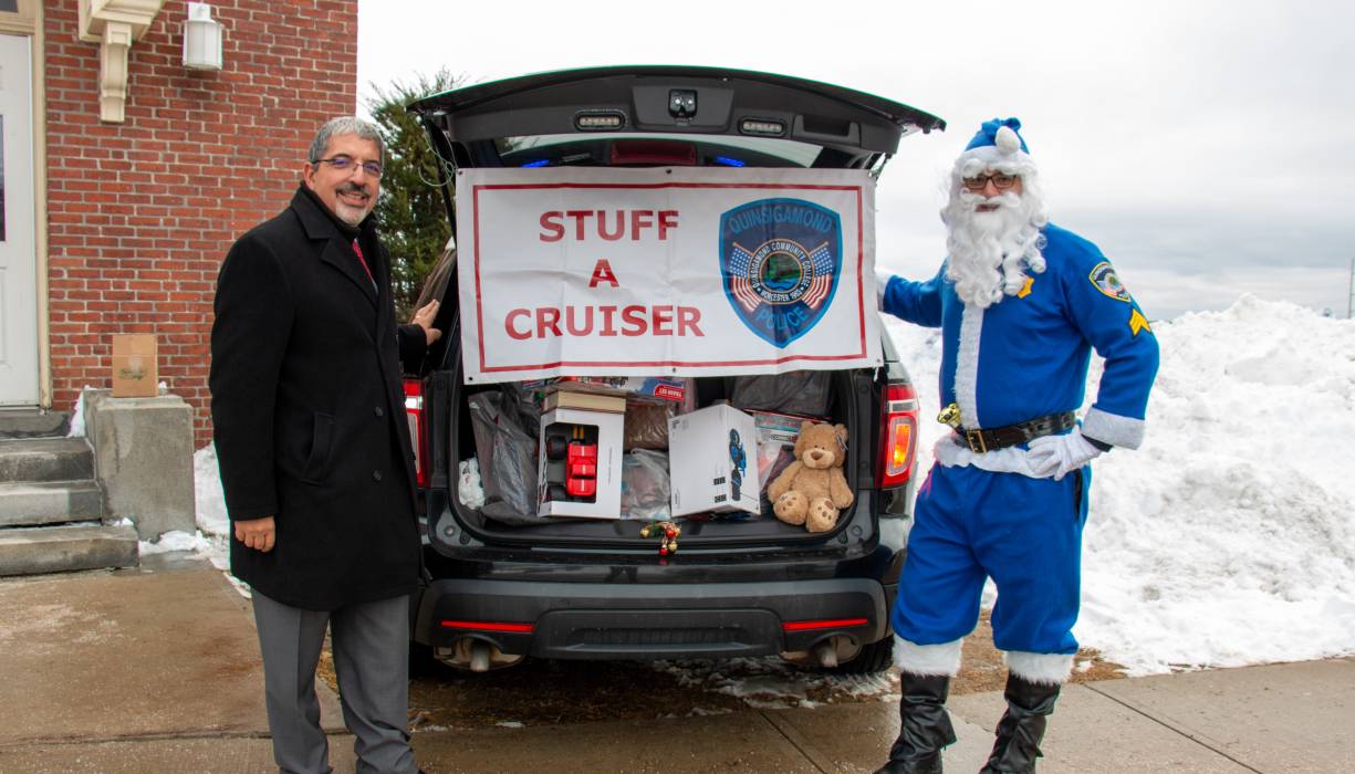 Blue Santa is at it again for Stuff a Cruiser this December.