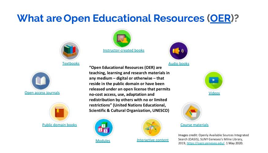 Learning about OER.