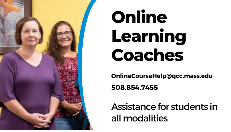 Online Learning Coaches (l to r) Tricia LaFountaine and Ashley Bregman
