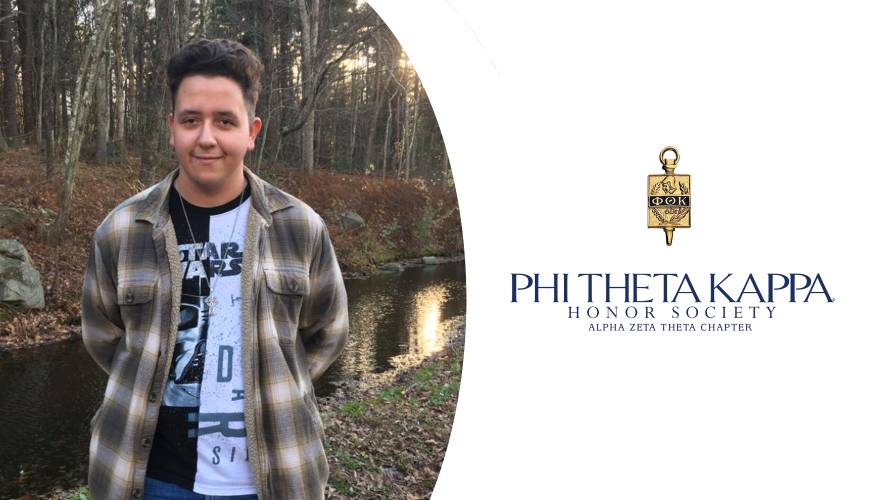  Phi Theta Kappa Honor Society (PTK) student Thiago Zakaitis named 2022-2023 Newman Fellow. 