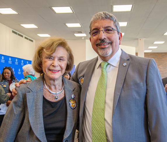 Senator Harriette L. Chandler and President Luis G. Pedraja, Ph.D.