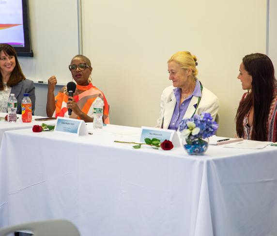 The Womxn in Power Luncheon panel
