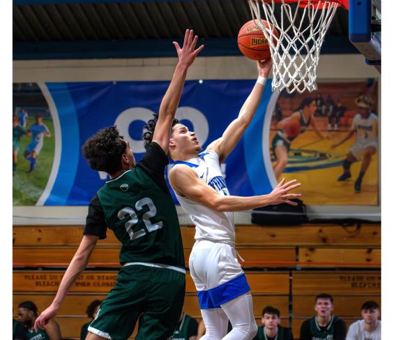 QCC Men's Basketball player Daniel Edmonds