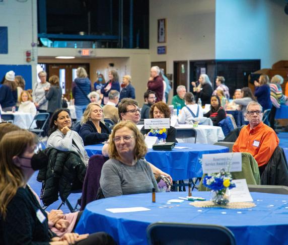 The crowd at Spring Into Wellness Day