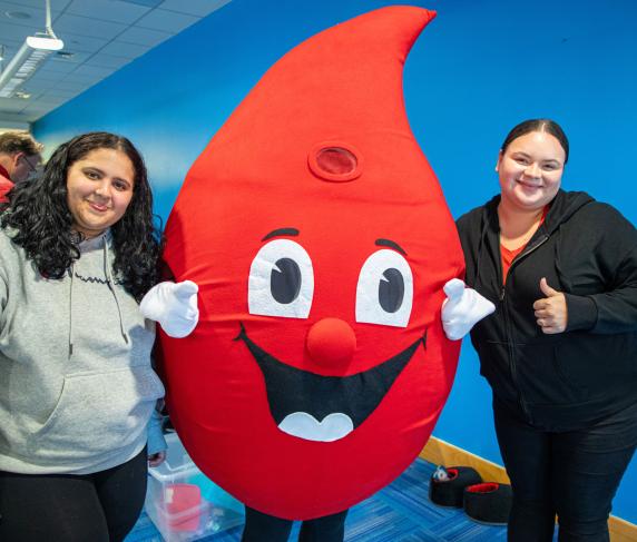 Generous donors at the QCC Blood Drive