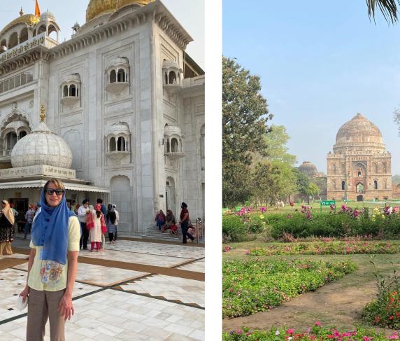 Dean of Institutional Research and Planning Ingrid Skadberg on a Fulbright Scholarship to India