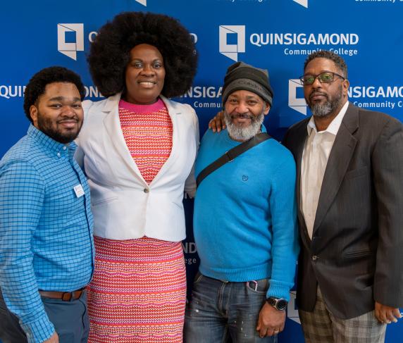 From left: Kalan Lewis, Suzanne Graham Anderson, Paul Anderson and Sean Harris