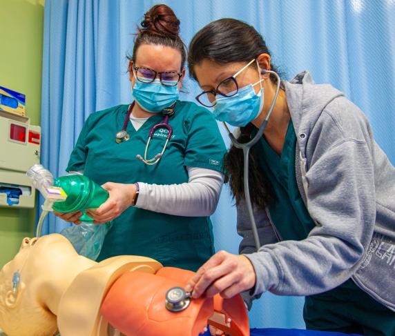 QCC's Respiratory Care program has won the President's Award for Excellence in Credentialing Success
