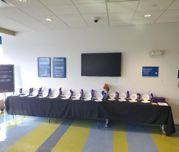 An Empty Place at the Table display at QCC's Downtown campus