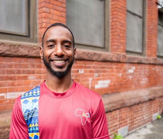 QCC's recent Community Impact Award winner Ayman Abdelgadir