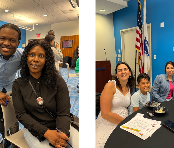 Future Focus students and their families at the end-of-year celebration