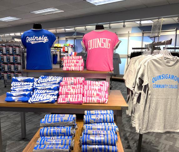 New QCC gear in the Campus Store