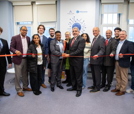 Auxilium Center for Entrepreneurship Ribbon Cutting