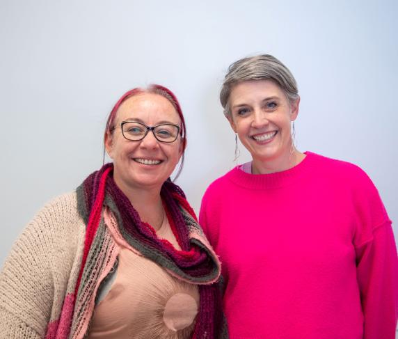 Professor of Occupational Therapy Assistant Program Erin Connor and Professor of Psychology Jen Arner Welsh