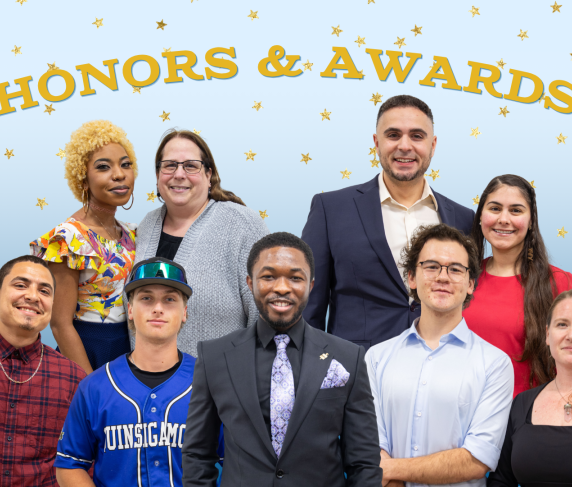 Honors & Awards are held each May to celebrate QCC students who go above and beyond.