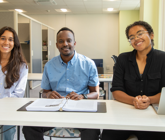 The TRIO center and staff members