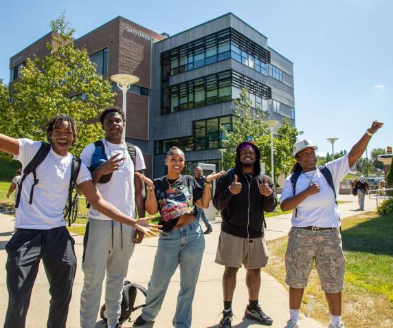 Group of Students Excited to be at QCC