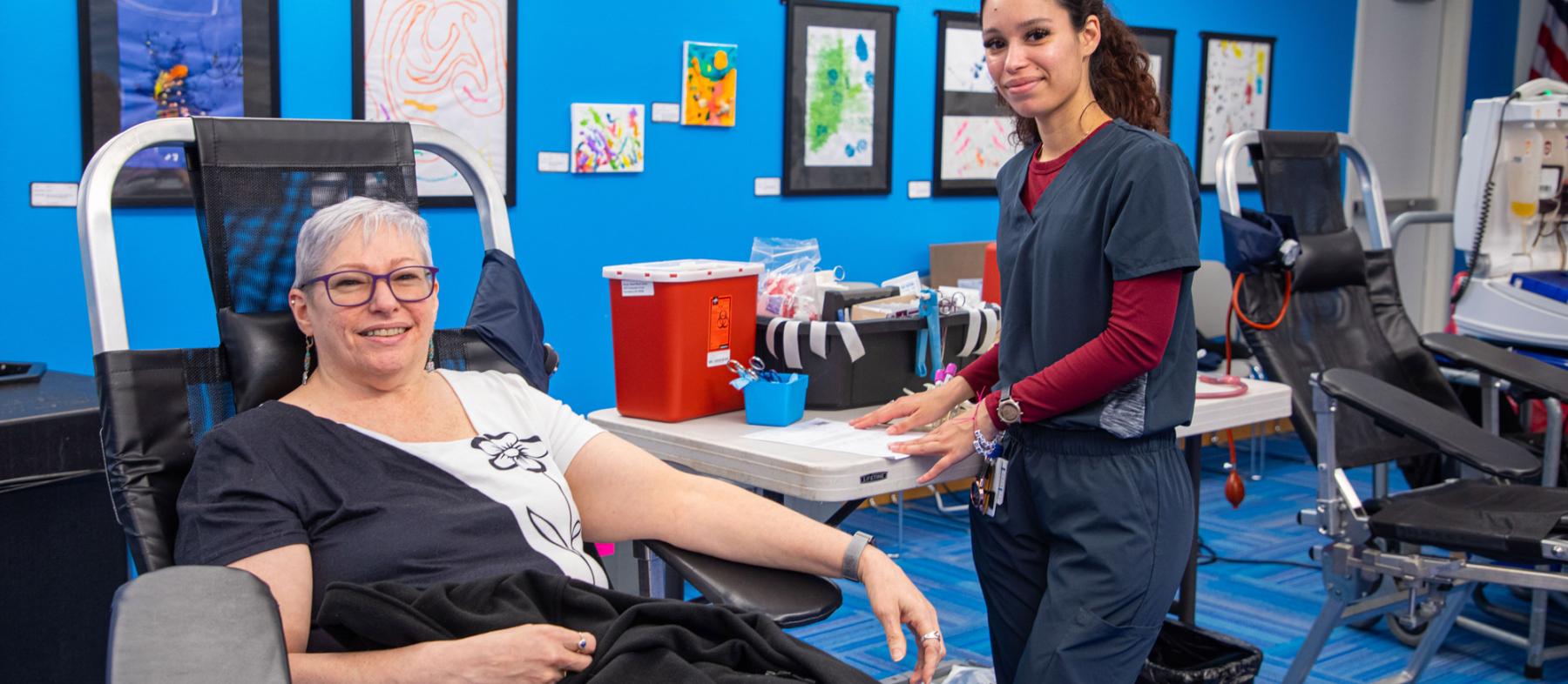 The health and wellness blood drive