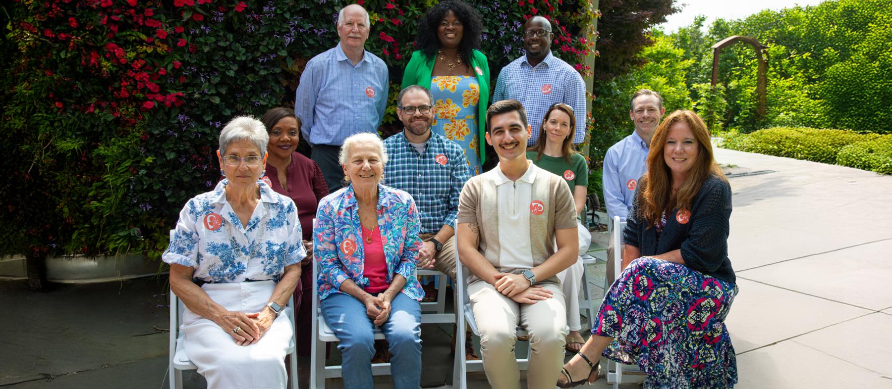 Foundation board members at a retreat