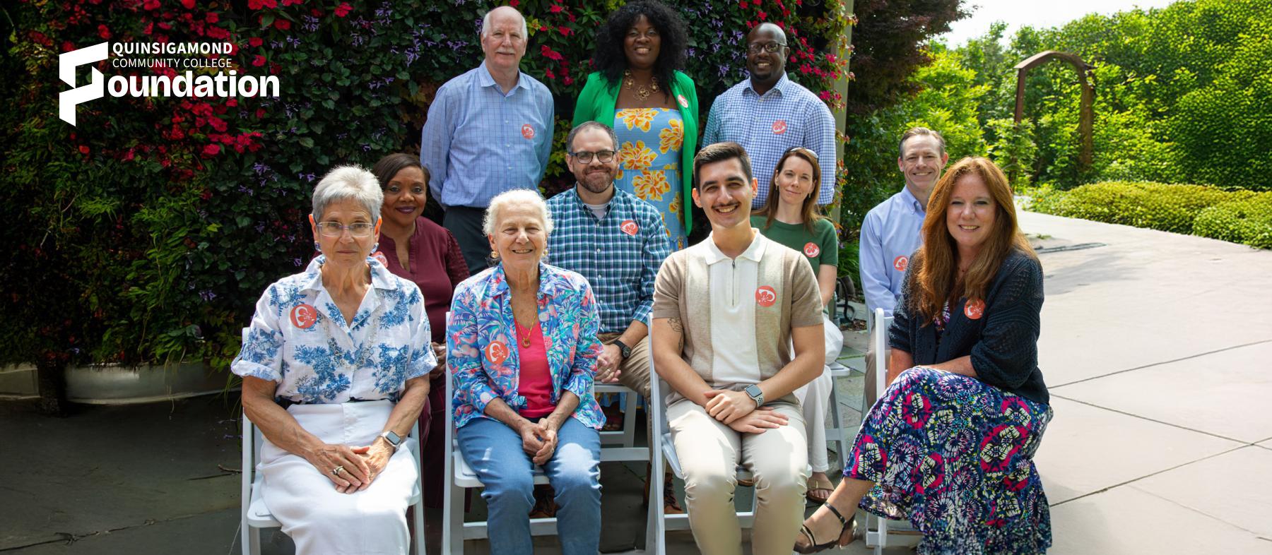 Foundation board members at a retreat