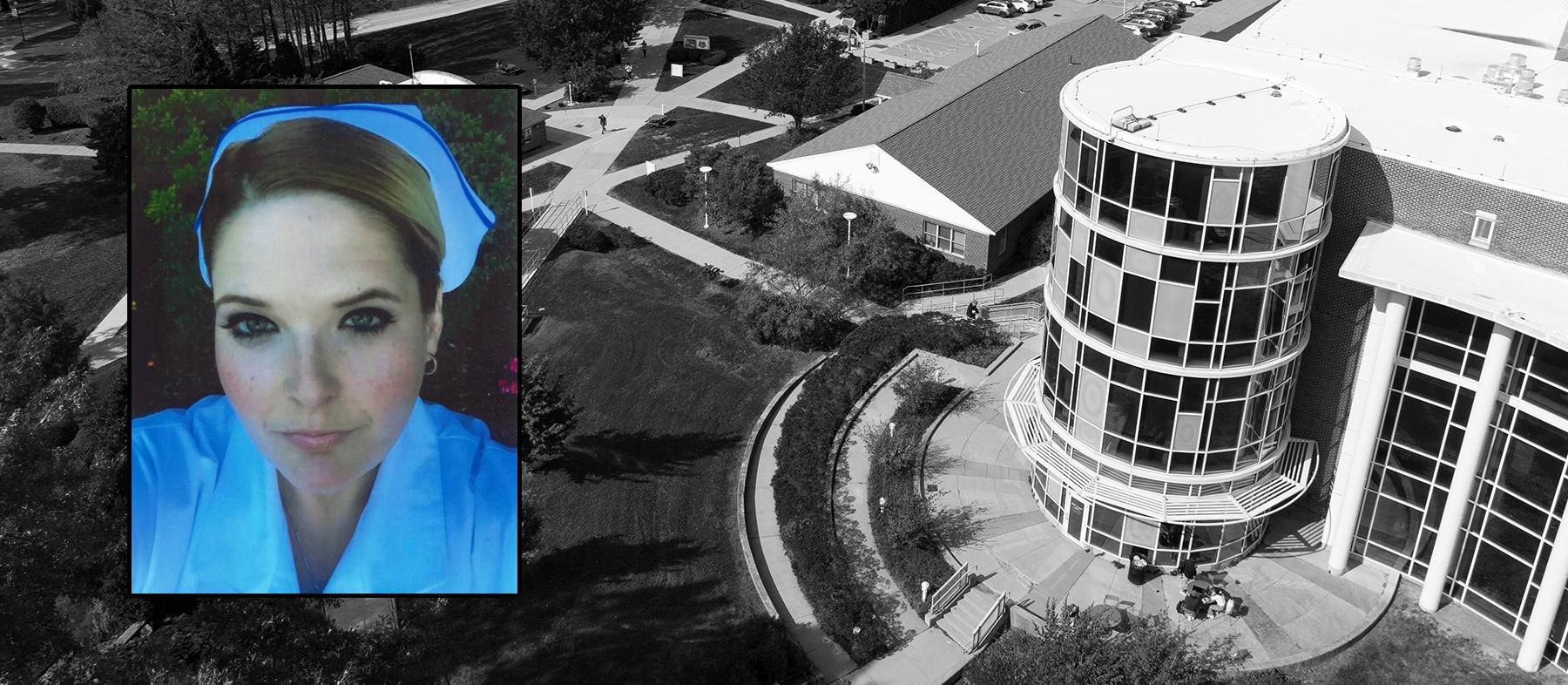 Megan Rae Fitzgerald and the QCC campus