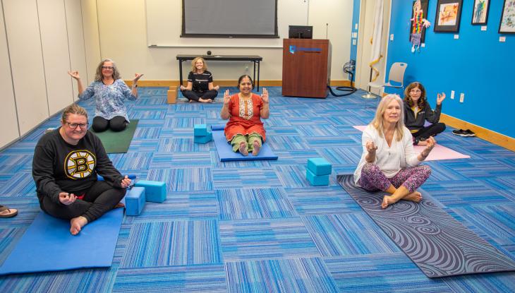 Free yoga classes every Monday!