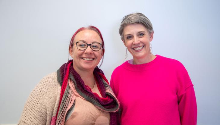 Professor of Occupational Therapy Assistant Program Erin Connor and Professor of Psychology Jen Arner Welsh