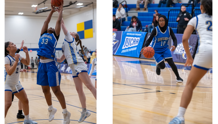 Wyverns at the NJCAA Region 21 Tournament game on February 26