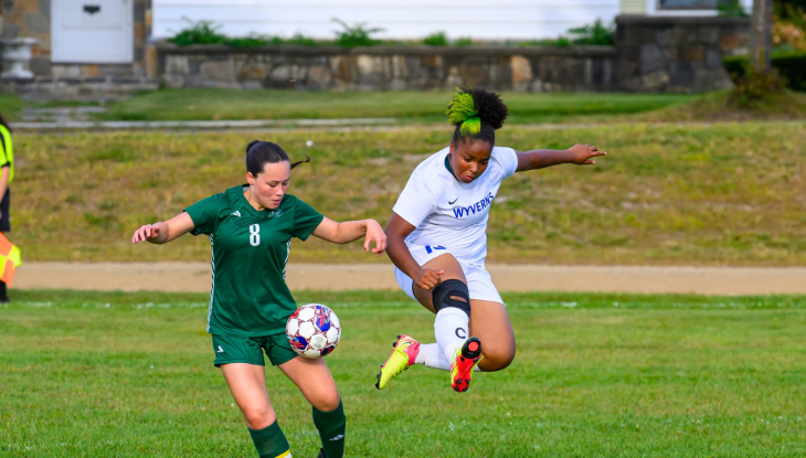 The QCC Women's Soccer game on September 25