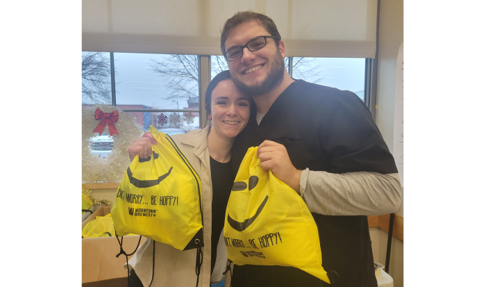OTA Students Taylor Murphy and Nick Depasquale OTA Students Taylor Murphy and Nick Depasquale