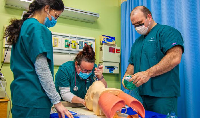 Students in QCC's Respiratory Care Program Students in QCC's Respiratory Care Program