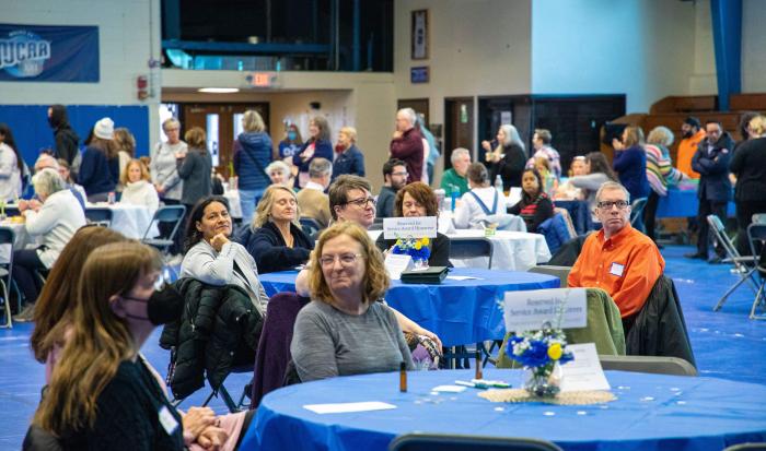 The crowd at Spring Into Wellness Day The crowd at Spring Into Wellness Day