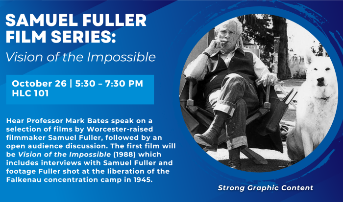 Samuel Fuller Film Series promo Samuel Fuller Film Series promo