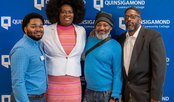 From left: Kalan Lewis, Suzanne Graham Anderson, Paul Anderson and Sean Harris