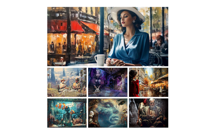 Digital artwork by Professor of CIS Robert Desilets