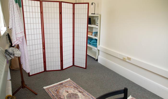 QCC's Prayer, Meditation & Reflection Room offers privacy and comfort QCC's Prayer, Meditation & Reflection Room offers privacy and comfort