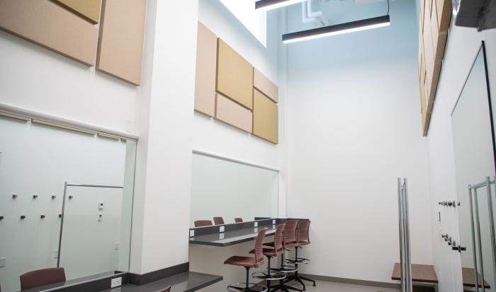 The new dressing rooms in Hebert for theater students and guest speakers. The new dressing rooms in Hebert for theater students and guest speakers.