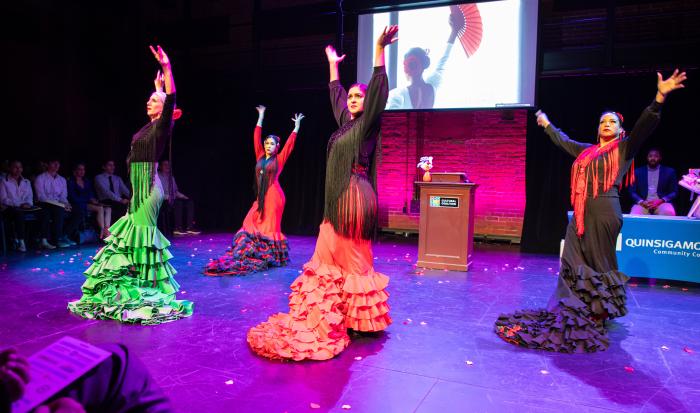 A performance by Flamenco Worcester. A performance by Flamenco Worcester.