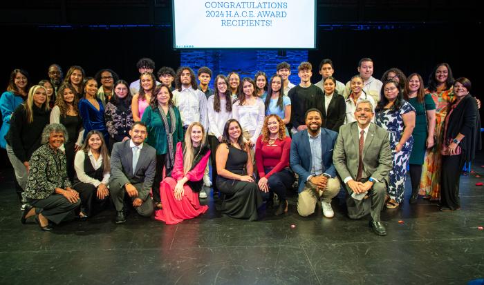 The 2024 HACE Award recipients with the HACE Committee. The 2024 HACE Award recipients with the HACE Committee.