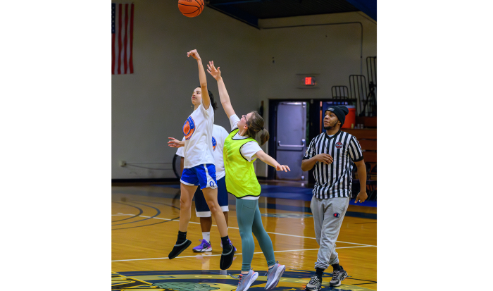 QCC grads of all ages joined the fun at the 2024 Alumni Basketball Game.