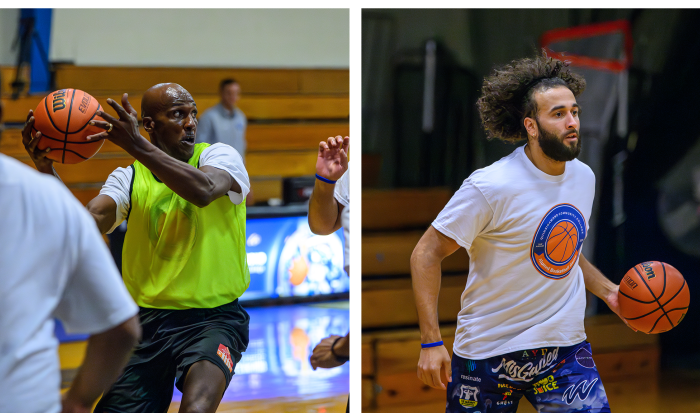 Players turned out in full force for the second annual Alumni Basketball Game.
