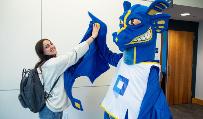 Wyvern spirit was in the air during the first week of the Spring semester Wyvern spirit was in the air during the first week of the Spring semester