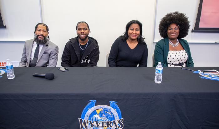 (From left) Jetari Veal, Jaden Marc, Charran Fisher and Suzanne Graham Anderson (From left) Jetari Veal, Jaden Marc, Charran Fisher and Suzanne Graham Anderson