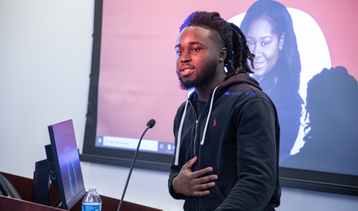Black Student Union President Justin Kum Black Student Union President Justin Kum