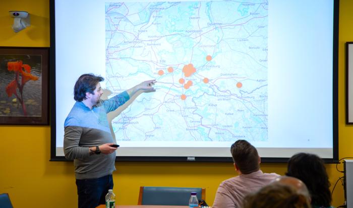Roy den Hartog shows the many locations of Rijn IJssel in the Netherlands. Roy den Hartog shows the many locations of Rijn IJssel in the Netherlands.