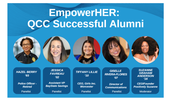Hear from QCC alumni on March 12