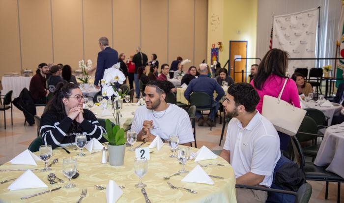 Co-op students enjoy a breakfast made by QCC's Hospitality program Co-op students enjoy a breakfast made by QCC's Hospitality program